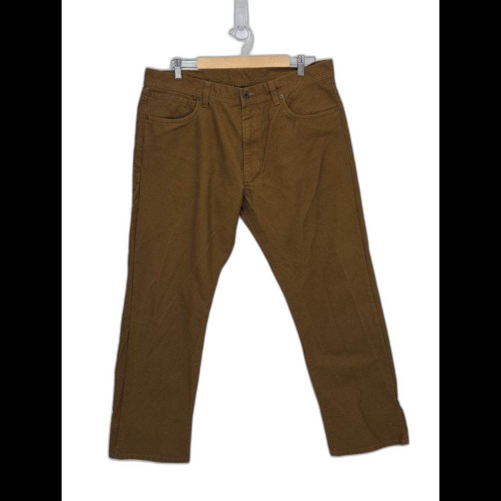 Filson Mens Dry Tin Cloth 5 Pocket Pants Whisky Brown Workwear Size 36x30